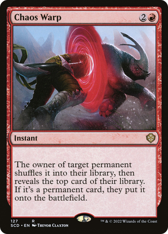 Chaos Warp [Starter Commander Decks] - The Mythic Store | 24h Order Processing