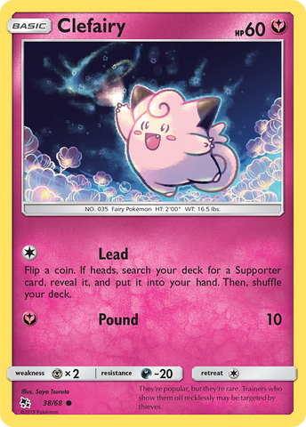Clefairy (38/68) [Sun & Moon: Hidden Fates] - The Mythic Store | 24h Order Processing