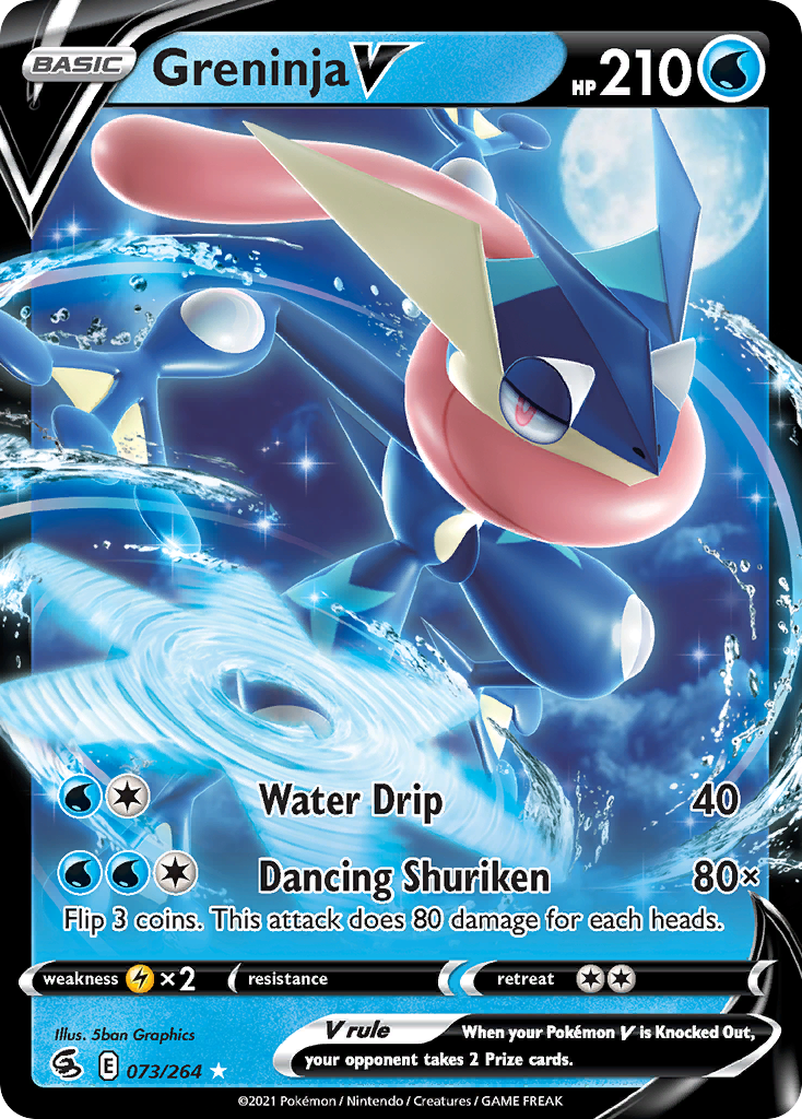 Greninja V (073/264) (Intro Deck) [Sword & Shield: Fusion Strike] - The Mythic Store | 24h Order Processing