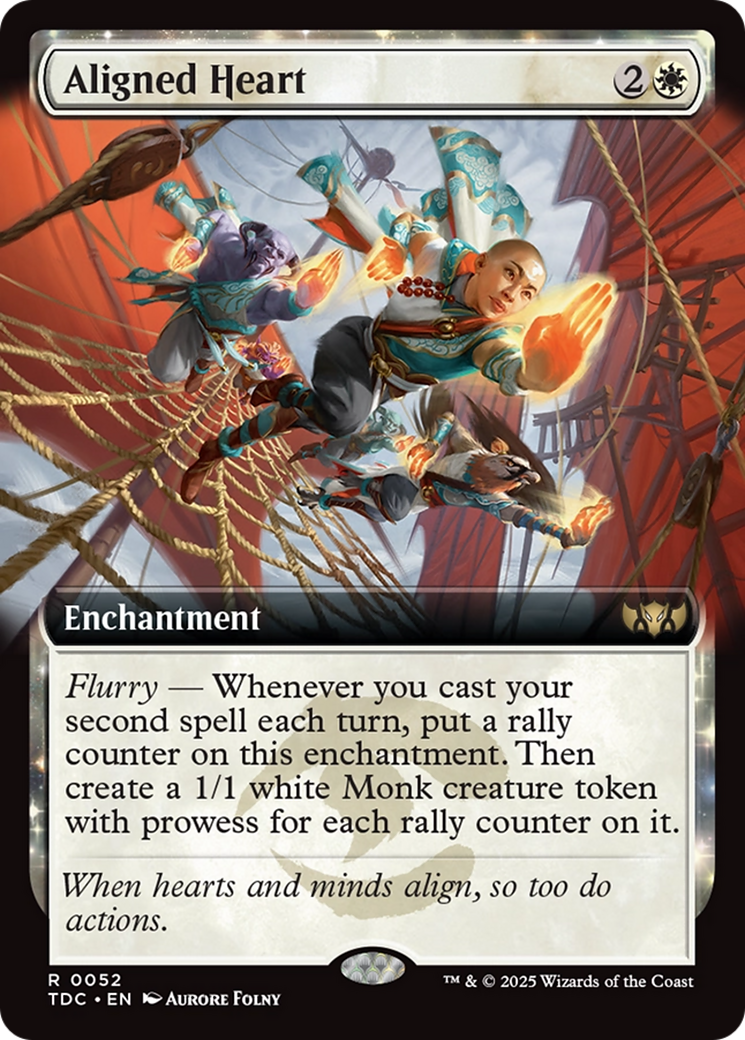 Aligned Heart (Extended Art) [Tarkir: Dragonstorm Commander] - The Mythic Store | 24h Order Processing