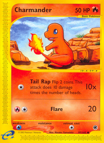 Charmander (97/165) [Expedition: Base Set] - The Mythic Store | 24h Order Processing