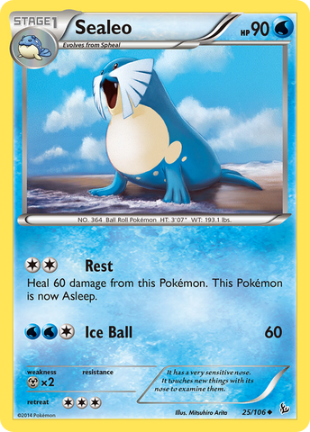 Sealeo (25/106) [XY: Flashfire] - The Mythic Store | 24h Order Processing