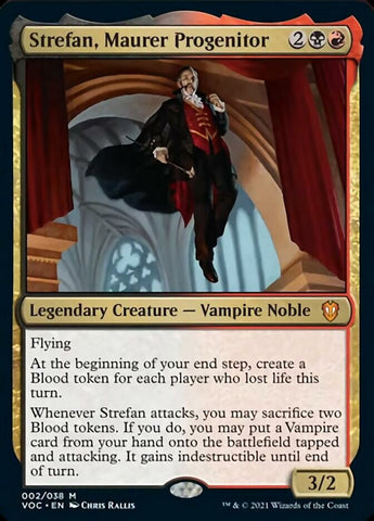 Strefan, Maurer Progenitor (Display Commander) [Innistrad: Crimson Vow Commander] - The Mythic Store | 24h Order Processing