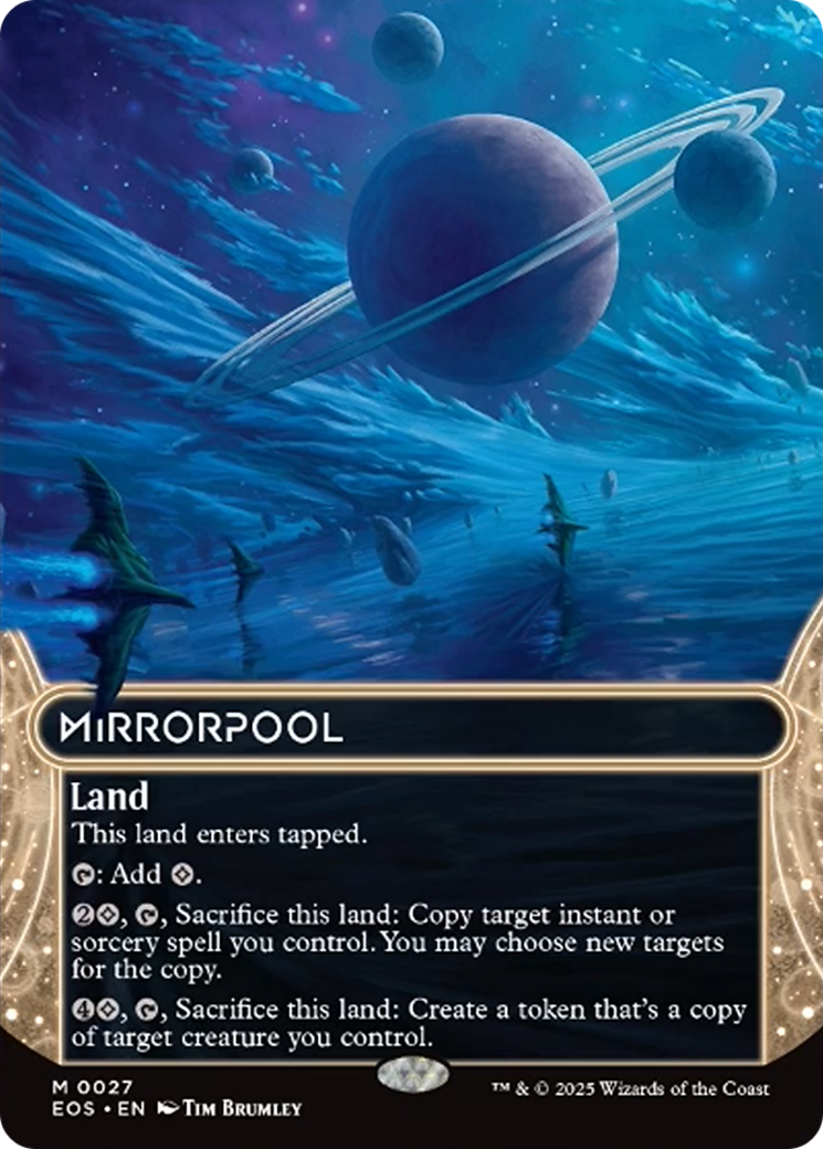 Mirrorpool (0027) (Borderless) [Edge of Eternities: Stellar Sights] - The Mythic Store | 24h Order Processing