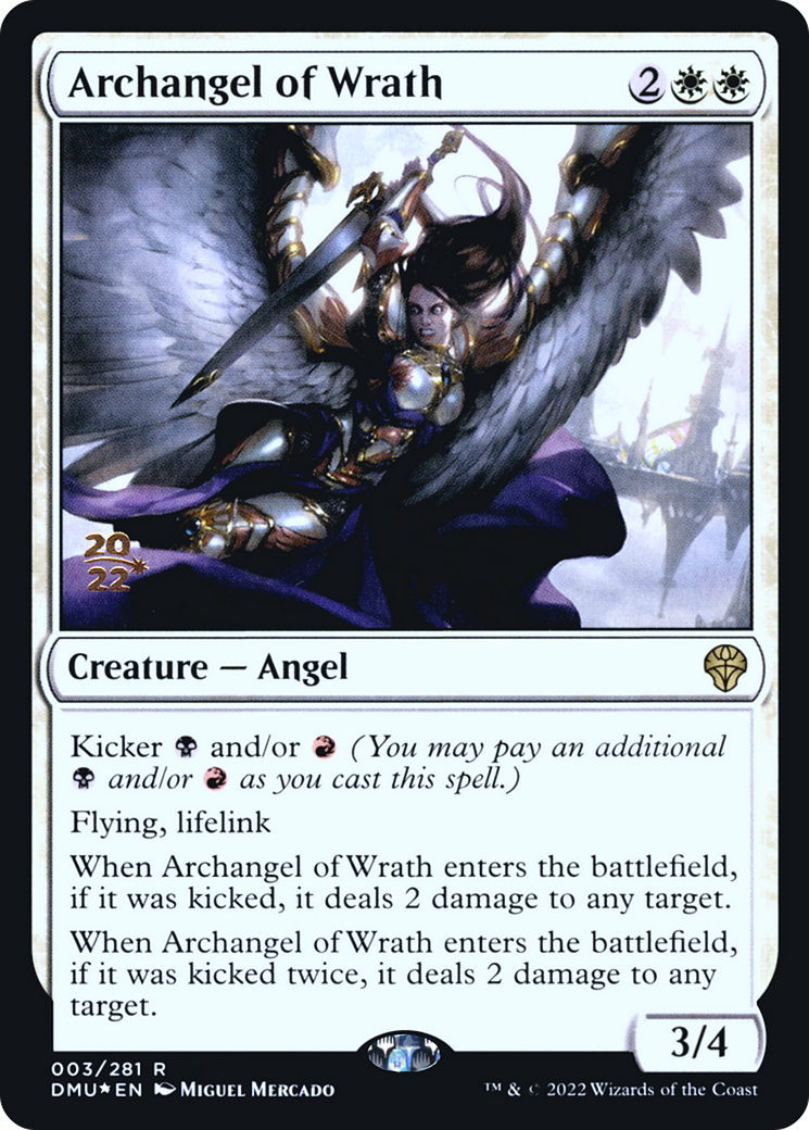 Archangel of Wrath [Dominaria United Prerelease Promos] - The Mythic Store | 24h Order Processing