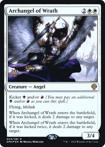 Archangel of Wrath [Dominaria United Prerelease Promos] - The Mythic Store | 24h Order Processing