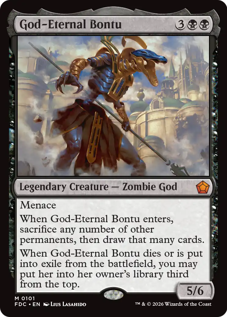 God-Eternal Bontu [Foundations Commander] - The Mythic Store | 24h Order Processing