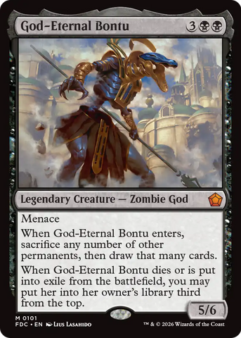 God-Eternal Bontu [Foundations Commander] - The Mythic Store | 24h Order Processing