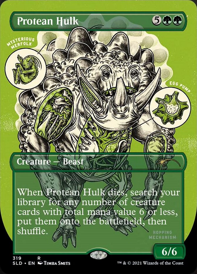 Protean Hulk (Borderless Foil Etched) [Secret Lair Drop Series] - The Mythic Store | 24h Order Processing