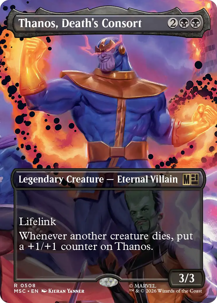Thanos, Death's Consort (Borderless) [Marvel Super Heroes Commander] - The Mythic Store | 24h Order Processing