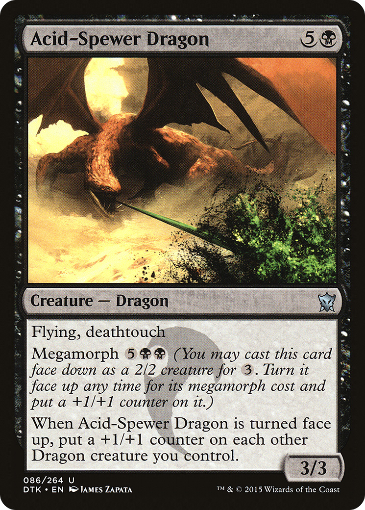 Acid-Spewer Dragon [Dragons of Tarkir] - The Mythic Store | 24h Order Processing