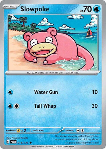Slowpoke (018/131) [Scarlet & Violet: Prismatic Evolutions] - The Mythic Store | 24h Order Processing