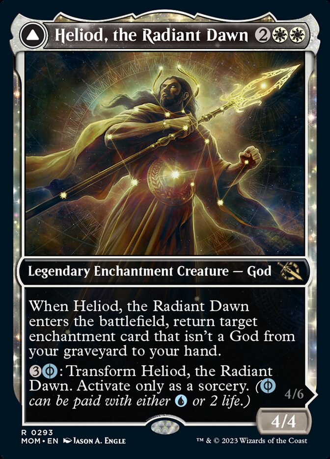 Heliod, the Radiant Dawn // Heliod, the Warped Eclipse (Showcase Planar Booster Fun) [March of the Machine] - The Mythic Store | 24h Order Processing