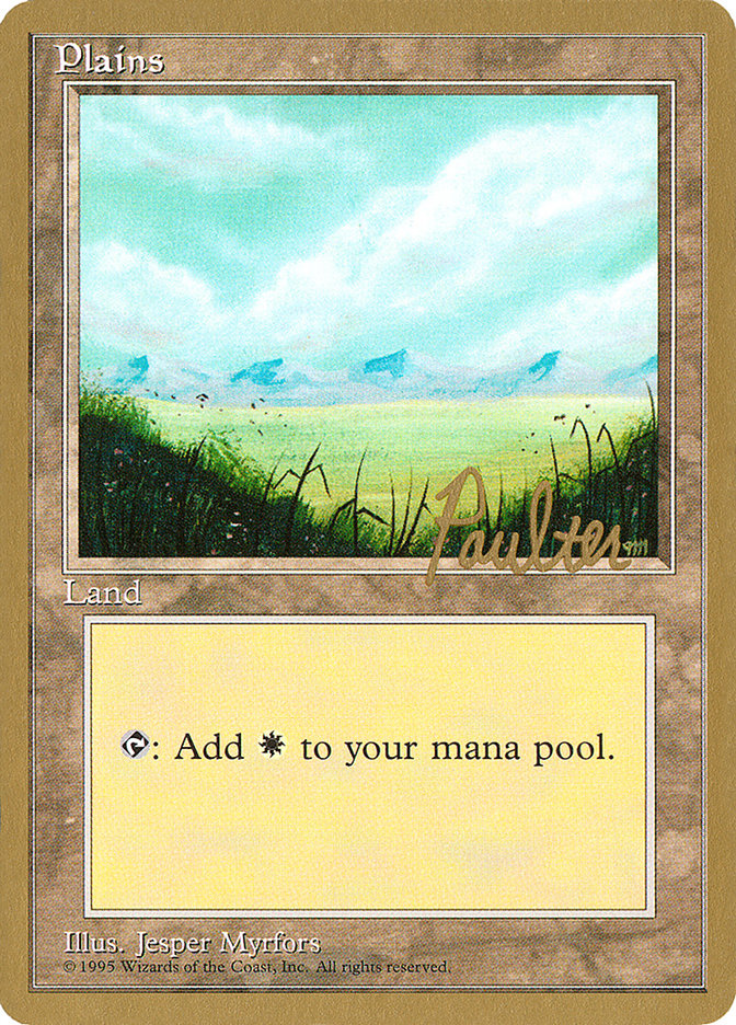 Plains (pp366) (Preston Poulter) [Pro Tour Collector Set] - The Mythic Store | 24h Order Processing