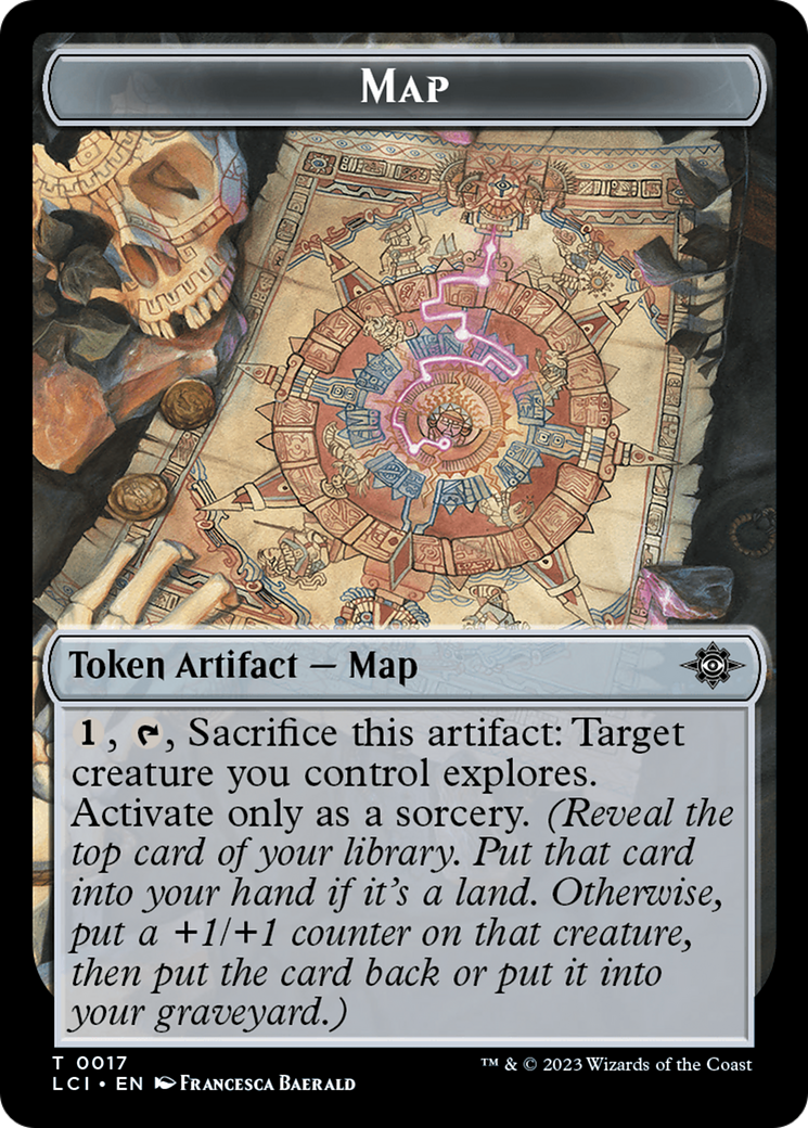 Map // Bat Double-Sided Token [The Lost Caverns of Ixalan Tokens] - The Mythic Store | 24h Order Processing