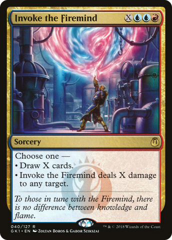 Invoke the Firemind [Guilds of Ravnica Guild Kit] - The Mythic Store | 24h Order Processing