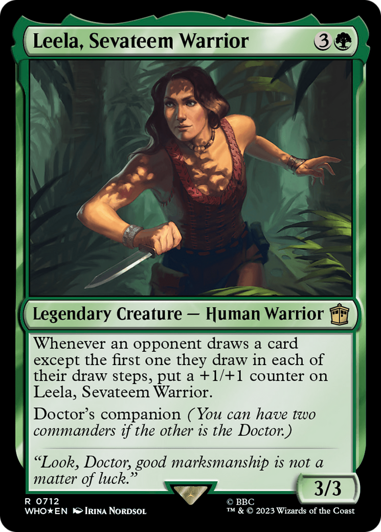 Leela, Sevateem Warrior (Surge Foil) [Doctor Who] - The Mythic Store | 24h Order Processing