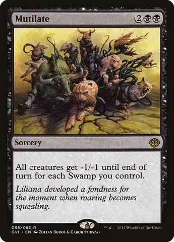 Mutilate (Garruk vs. Liliana) [Duel Decks Anthology] - The Mythic Store | 24h Order Processing