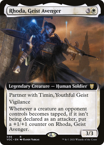 Rhoda, Geist Avenger (Extended Art) [Innistrad: Crimson Vow Commander] - The Mythic Store | 24h Order Processing