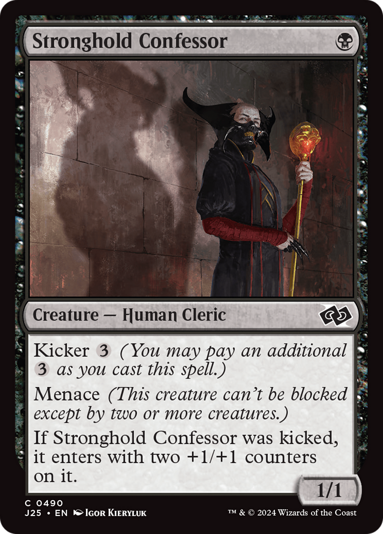 Stronghold Confessor [Foundations Jumpstart] - The Mythic Store | 24h Order Processing