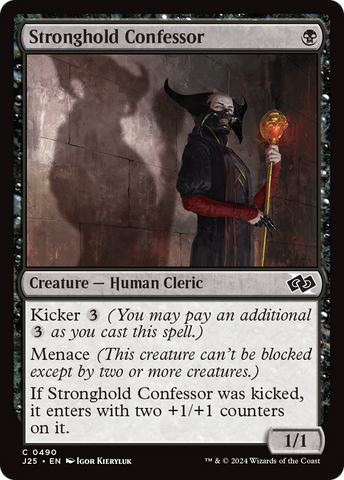 Stronghold Confessor [Foundations Jumpstart] - The Mythic Store | 24h Order Processing