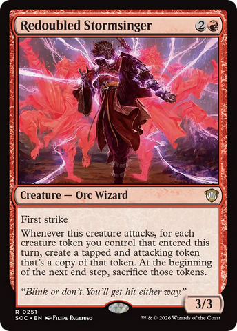 Redoubled Stormsinger [Secrets of Strixhaven Commander] - The Mythic Store | 24h Order Processing