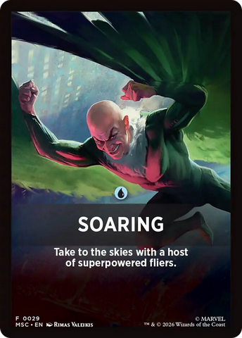 Soaring Theme Card [Marvel Super Heroes Commander] - The Mythic Store | 24h Order Processing