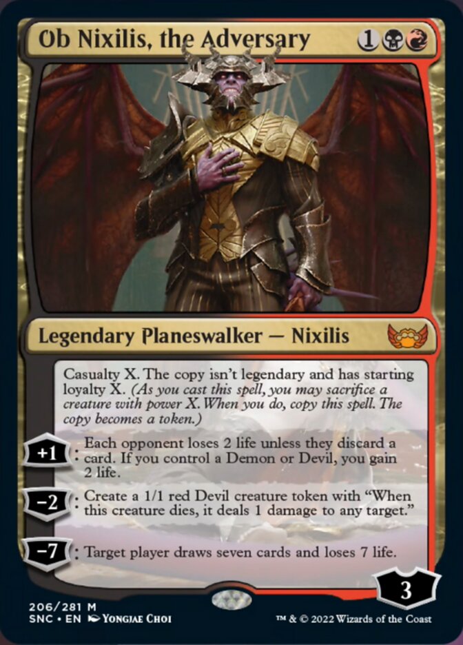 Ob Nixilis, the Adversary [Streets of New Capenna] - The Mythic Store | 24h Order Processing