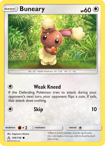 Buneary (106/156) [Sun & Moon: Ultra Prism] - The Mythic Store | 24h Order Processing