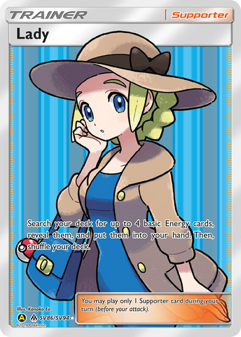 Lady (SV86/SV94) [Sun & Moon: Hidden Fates - Shiny Vault] - The Mythic Store | 24h Order Processing