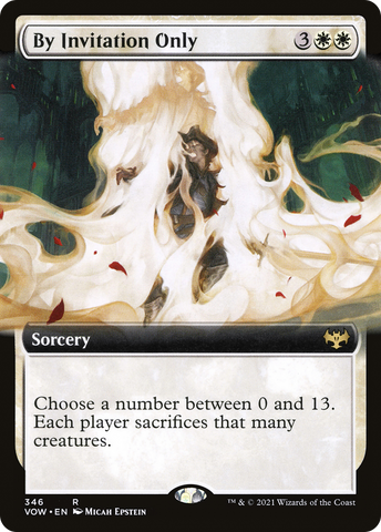 By Invitation Only (Extended Art) [Innistrad: Crimson Vow] - The Mythic Store | 24h Order Processing
