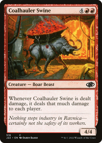 Coalhauler Swine [Jumpstart 2022] - The Mythic Store | 24h Order Processing