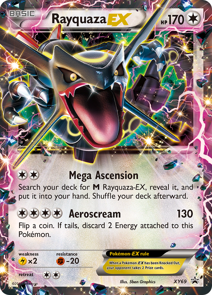 Rayquaza EX (XY69) (Shiny) [XY: Black Star Promos] - The Mythic Store | 24h Order Processing