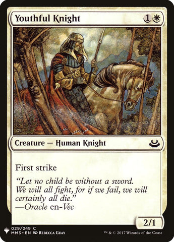 Youthful Knight [Mystery Booster] - The Mythic Store | 24h Order Processing
