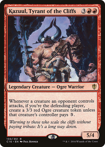 Kazuul, Tyrant of the Cliffs [Commander 2016] - The Mythic Store | 24h Order Processing