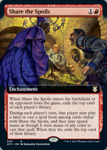 Share the Spoils (Extended Art) [Dungeons & Dragons: Adventures in the Forgotten Realms Commander] - The Mythic Store | 24h Order Processing