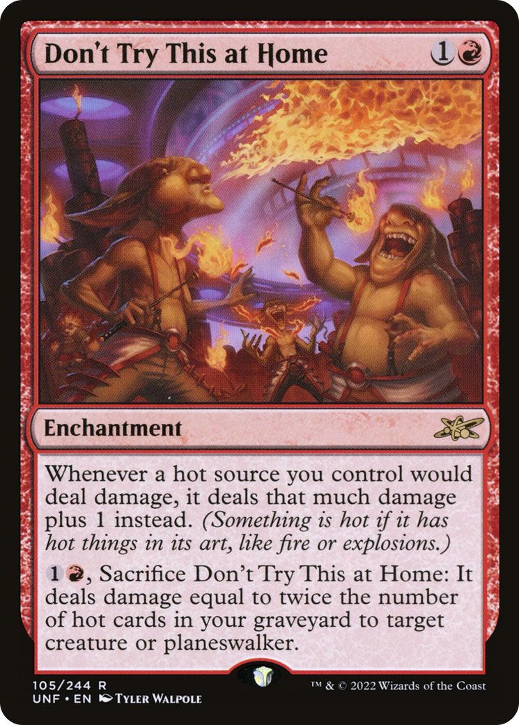 Don't Try This at Home [Unfinity] - The Mythic Store | 24h Order Processing