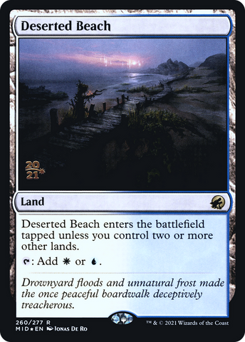 Deserted Beach [Innistrad: Midnight Hunt Prerelease Promos] - The Mythic Store | 24h Order Processing