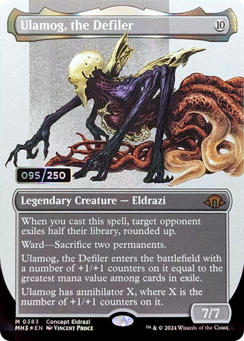 Ulamog, the Defiler (Borderless) (Serialized) [Modern Horizons 3] - The Mythic Store | 24h Order Processing