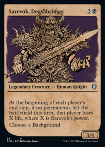 Sarevok, Deathbringer (Showcase) [Commander Legends: Battle for Baldur's Gate] - The Mythic Store | 24h Order Processing
