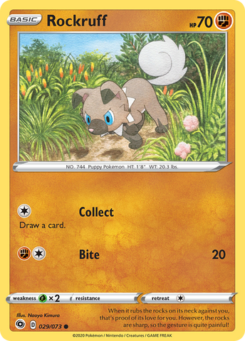 Rockruff (029/073) [Sword & Shield: Champion's Path] - The Mythic Store | 24h Order Processing