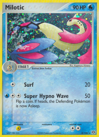 Milotic (8/106) [EX: Emerald] - The Mythic Store | 24h Order Processing