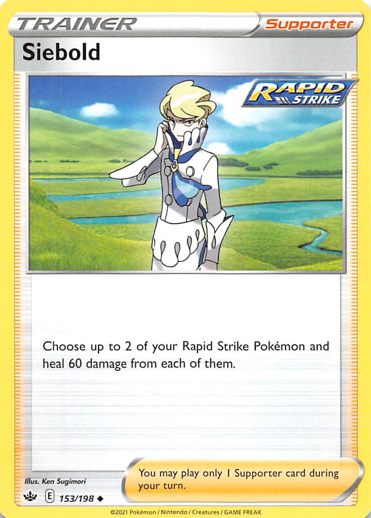 Siebold (153/198) [Sword & Shield: Chilling Reign] - The Mythic Store | 24h Order Processing
