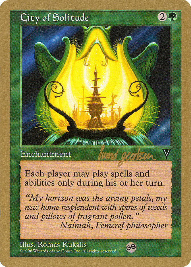 City of Solitude (Svend Geertsen) (SB) [World Championship Decks 1997] - The Mythic Store | 24h Order Processing