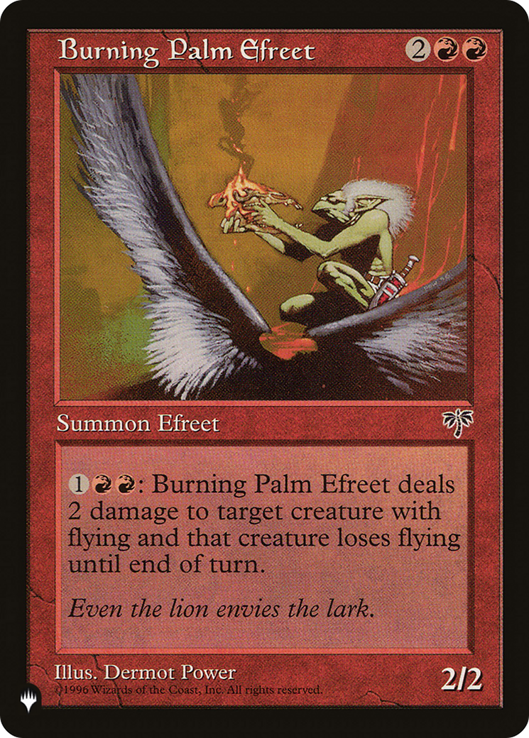 Burning Palm Efreet [The List] - The Mythic Store | 24h Order Processing
