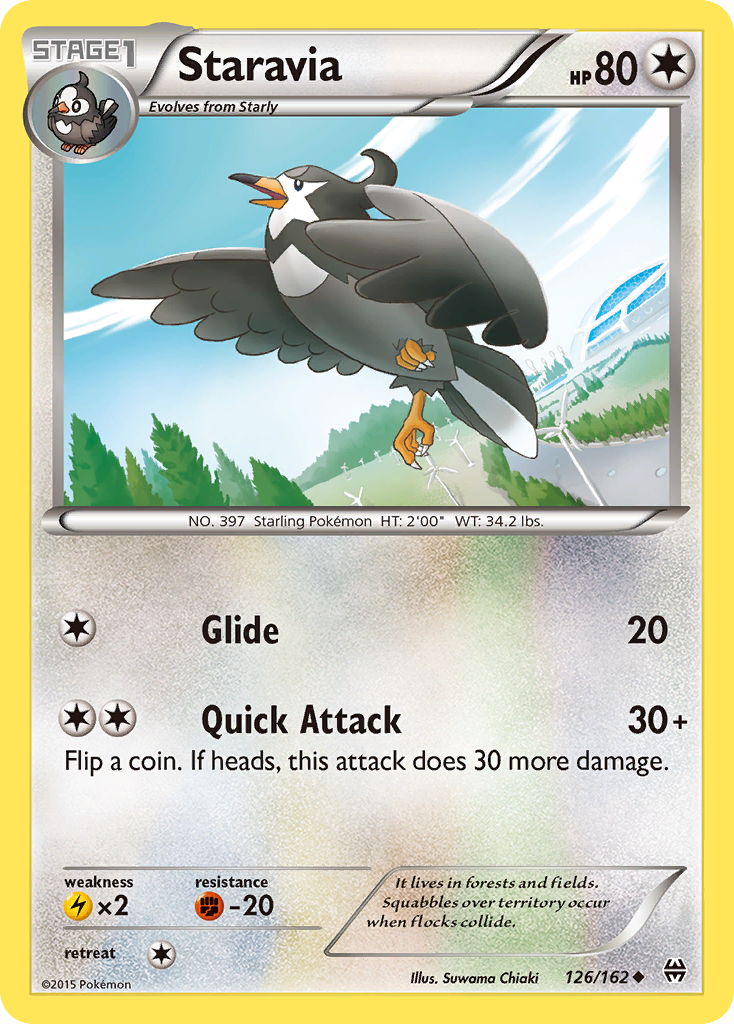 Staravia (126/162) [XY: BREAKthrough] - The Mythic Store | 24h Order Processing