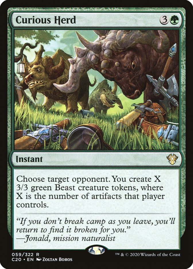 Curious Herd [Commander 2020] - The Mythic Store | 24h Order Processing