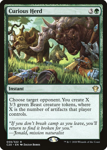 Curious Herd [Commander 2020] - The Mythic Store | 24h Order Processing