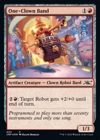 One-Clown Band (Galaxy Foil) [Unfinity] - The Mythic Store | 24h Order Processing