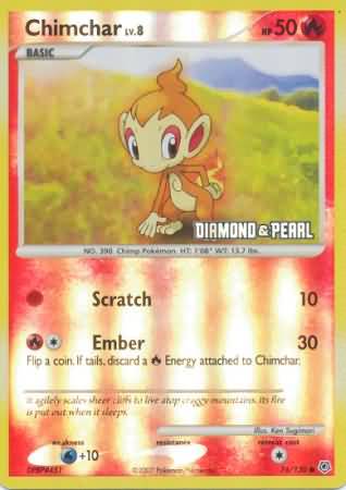 Chimchar (76/130) [Burger King Promos: 2008 Collection] - The Mythic Store | 24h Order Processing